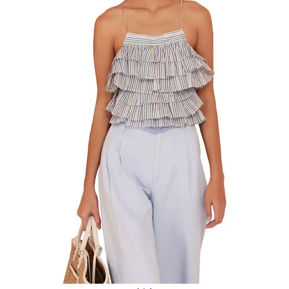 Magali Pascal Layered Ruffle Tank - Picture 9 of 9